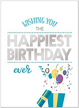 Happy Surprise Birthday Card A1411U-X